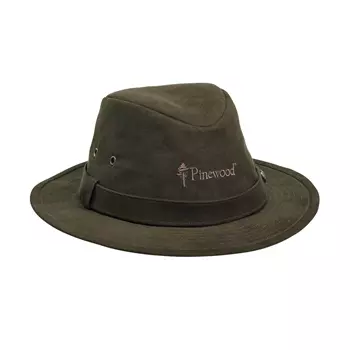 Pinewood Hat med vendbart bånd, Suede Brown