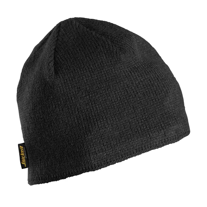Snickers Logo knitted beanie, Black, Black, large image number 3