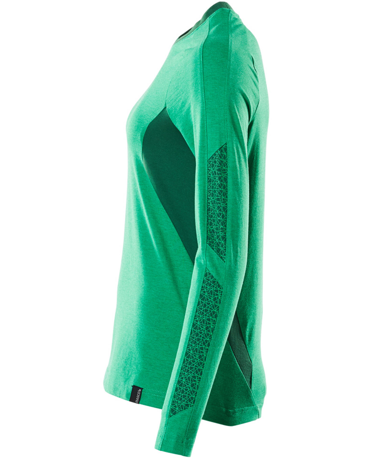 Mascot Accelerate lang&aelig;rmet dame T-shirt, Gr&aelig;sgr&oslash;n/gr&oslash;n, large image number 3