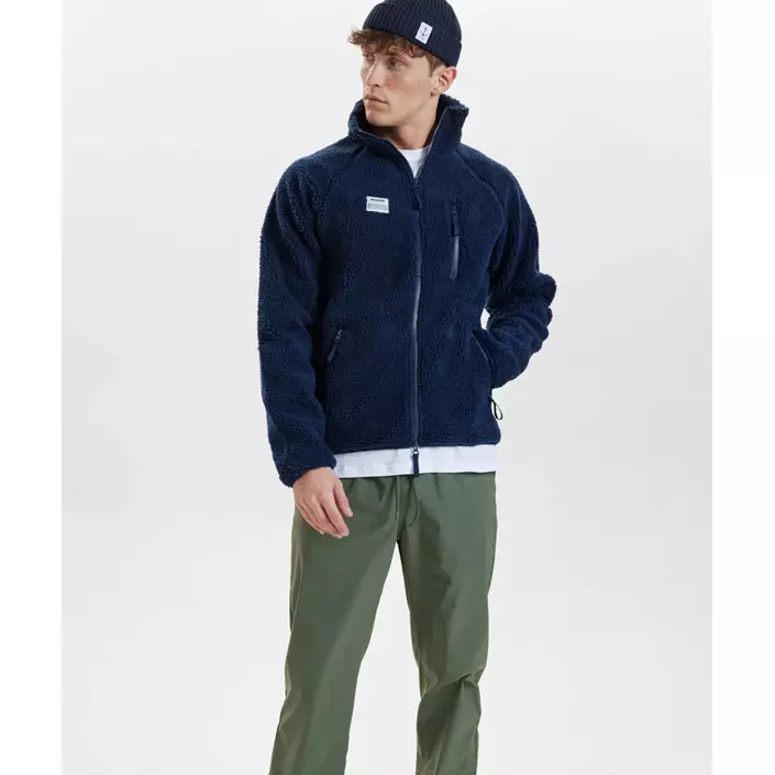 Resteröds fiberpelsjakke, Navy, large image number 3