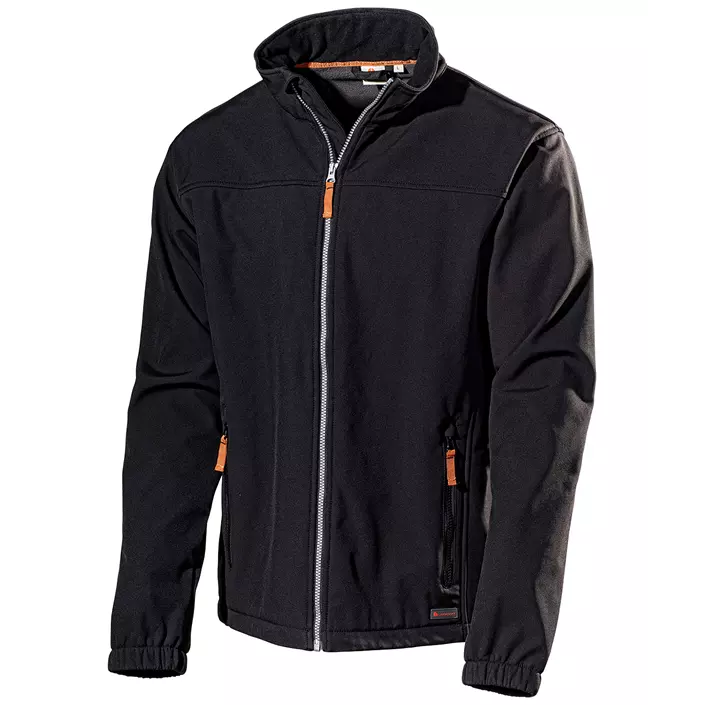 L.Brador softshell jacket 554P, Black, large image number 0