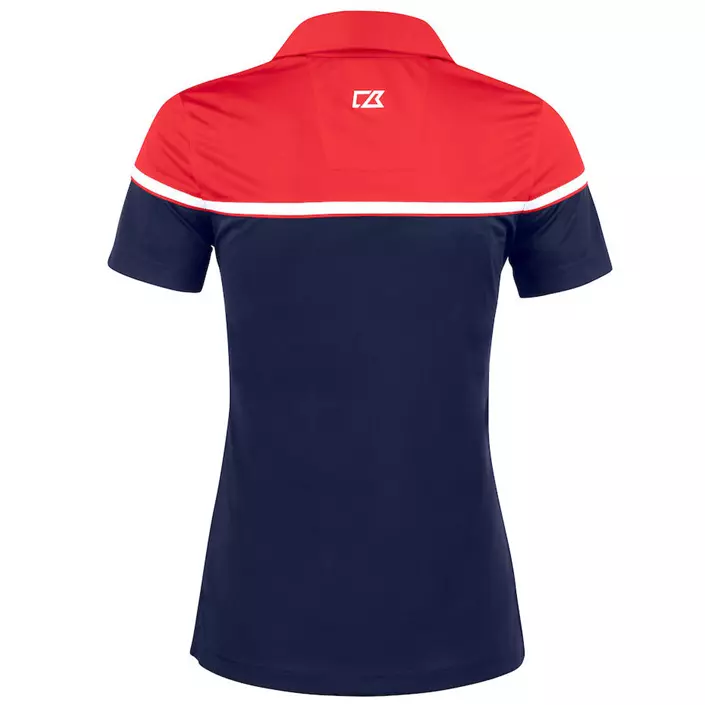 Cutter & Buck Seabeck polo T-skjorte dame, Mørk Navy/Rød, large image number 1
