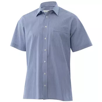 Kümmel Sergio Classic fit Poplin kortärmad skjorta, Blå/Vit