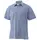 Kümmel Sergio Classic fit Poplin kortærmet skjorte, Blå/Hvid, Blå/Hvid, swatch