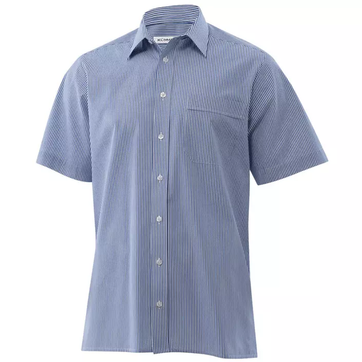 Kümmel Sergio Classic fit Poplin kortærmet skjorte, Blå/Hvid, large image number 0
