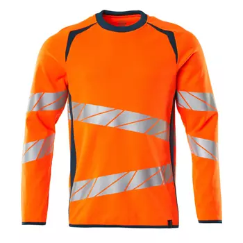 Mascot Accelerate Safe sweatshirt, Hi-Vis Orange/Mørk Petroleum