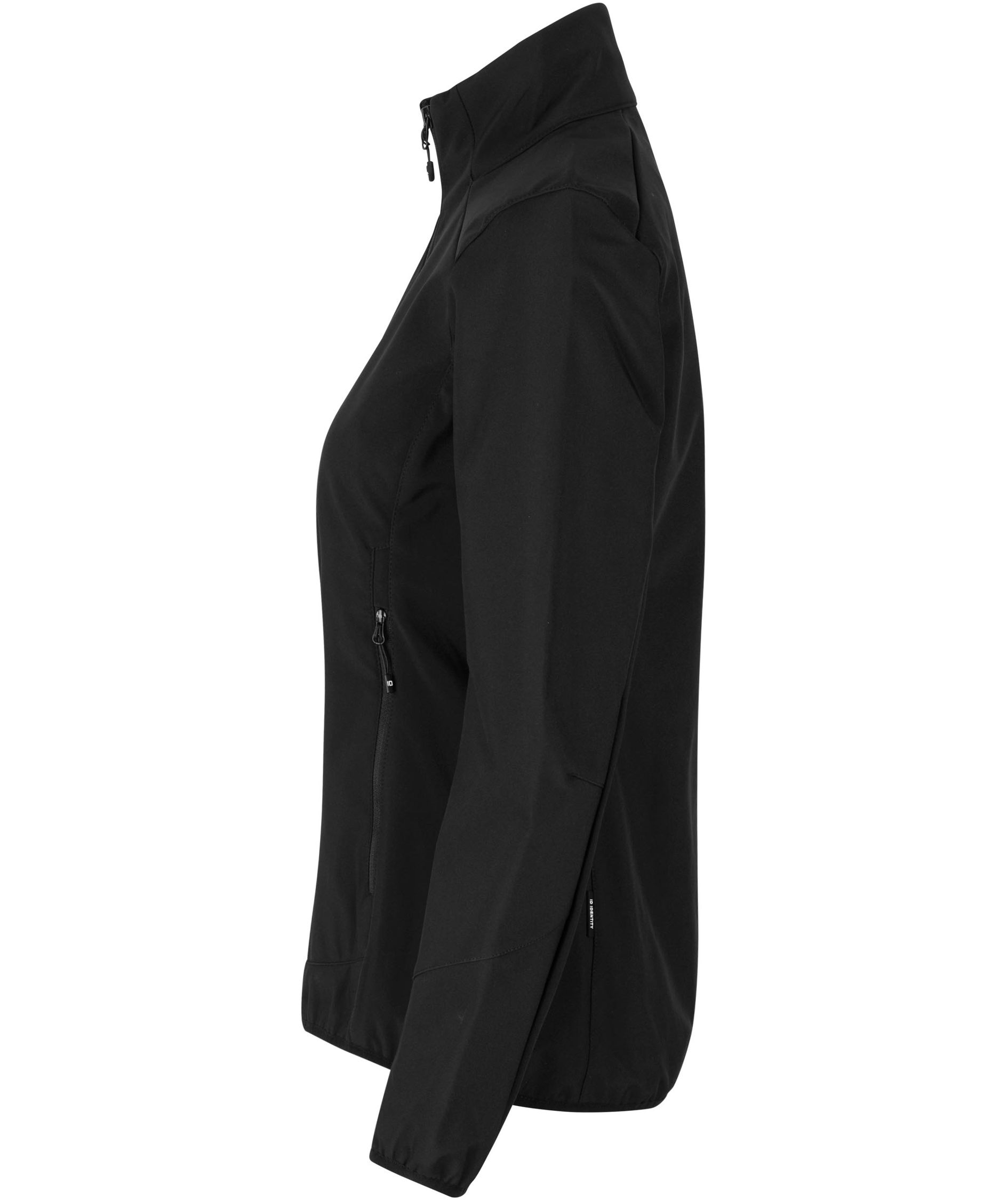 ID funksjonell dame softshelljakke, Svart, large image number 2