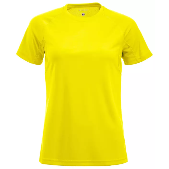 Clique Active dame T-shirt, Hi-Vis Gul, large image number 0