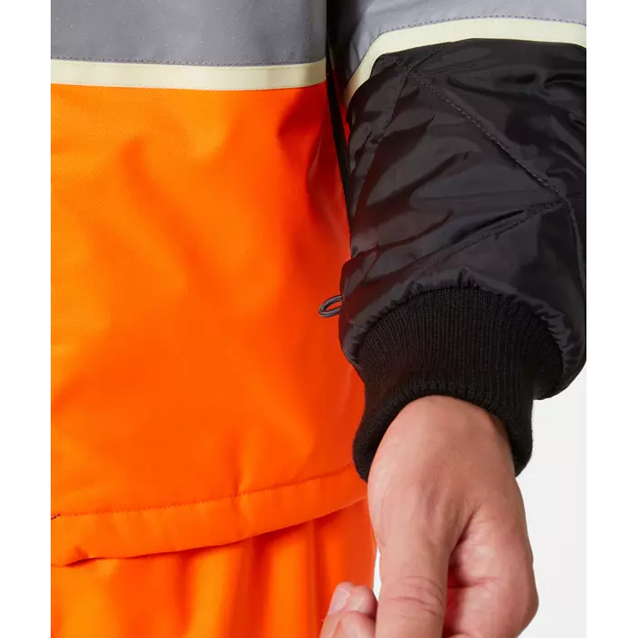 Helly Hansen UC-ME insulator jacket, Hi-vis Orange/Ebony, large image number 6