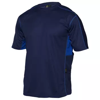 WorkZone Technical T-shirt, Marin/Azurblå