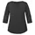 Segers 1212 women's blouse with 3/4 sleeves, Black, Black, swatch