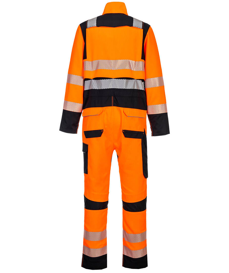 Portwest PW3 Modaflame HVO Overall, Hi-Vis Orange/Schwarz, large image number 1