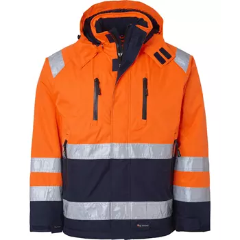Top Swede winter jacket 122, Hi-Vis Orange/Navy