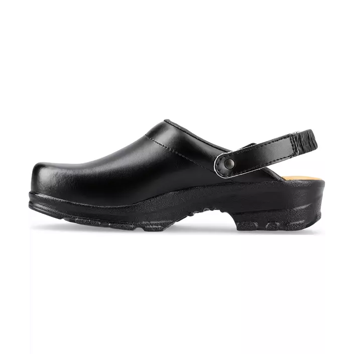 Sika Flex LBS clogs with heel strap OB, Black, large image number 2