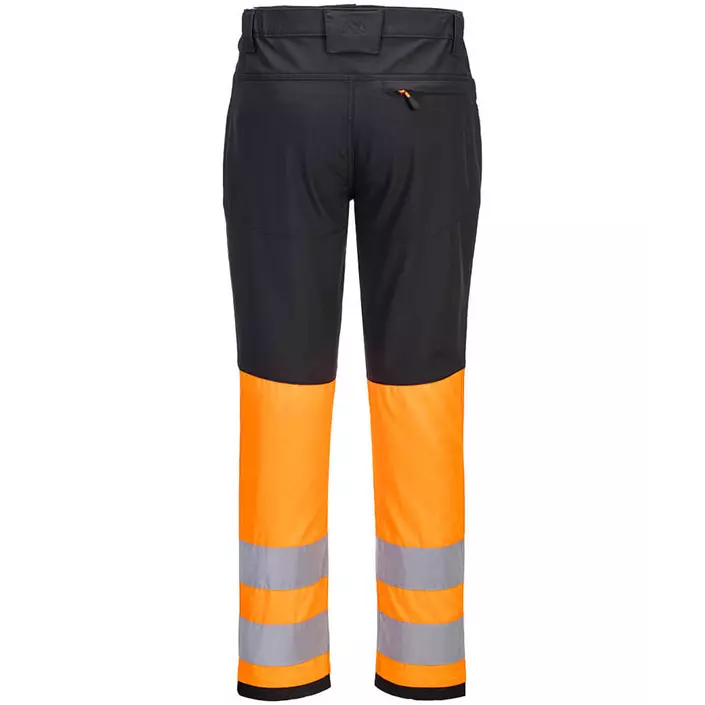 Portwest WX2 Eco service trousers, Hi-Vis Orange/Black, large image number 1
