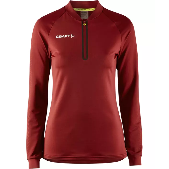 Craft Extend halfzip women's training pullover, Rhubarb, large image number 0