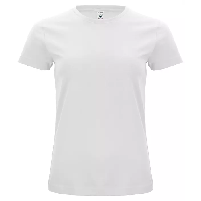 Clique Classic T-shirt dam, Vit, large image number 0