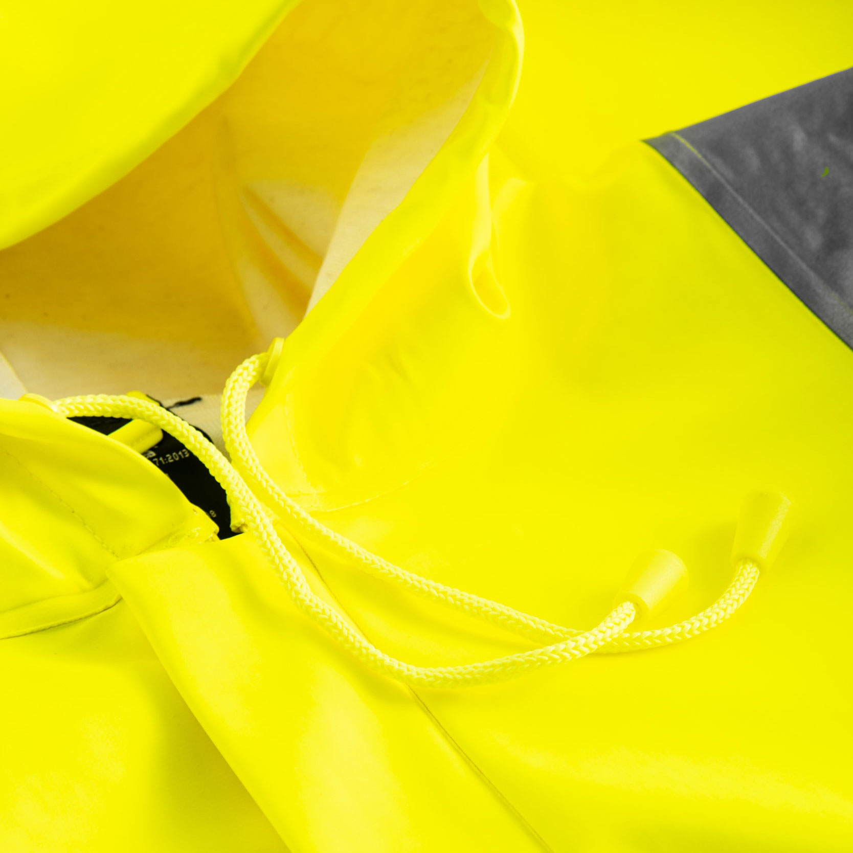 Lyngs&oslash;e Multinorm regnjakke, Hi-Vis&nbsp;Gul, large image number 2