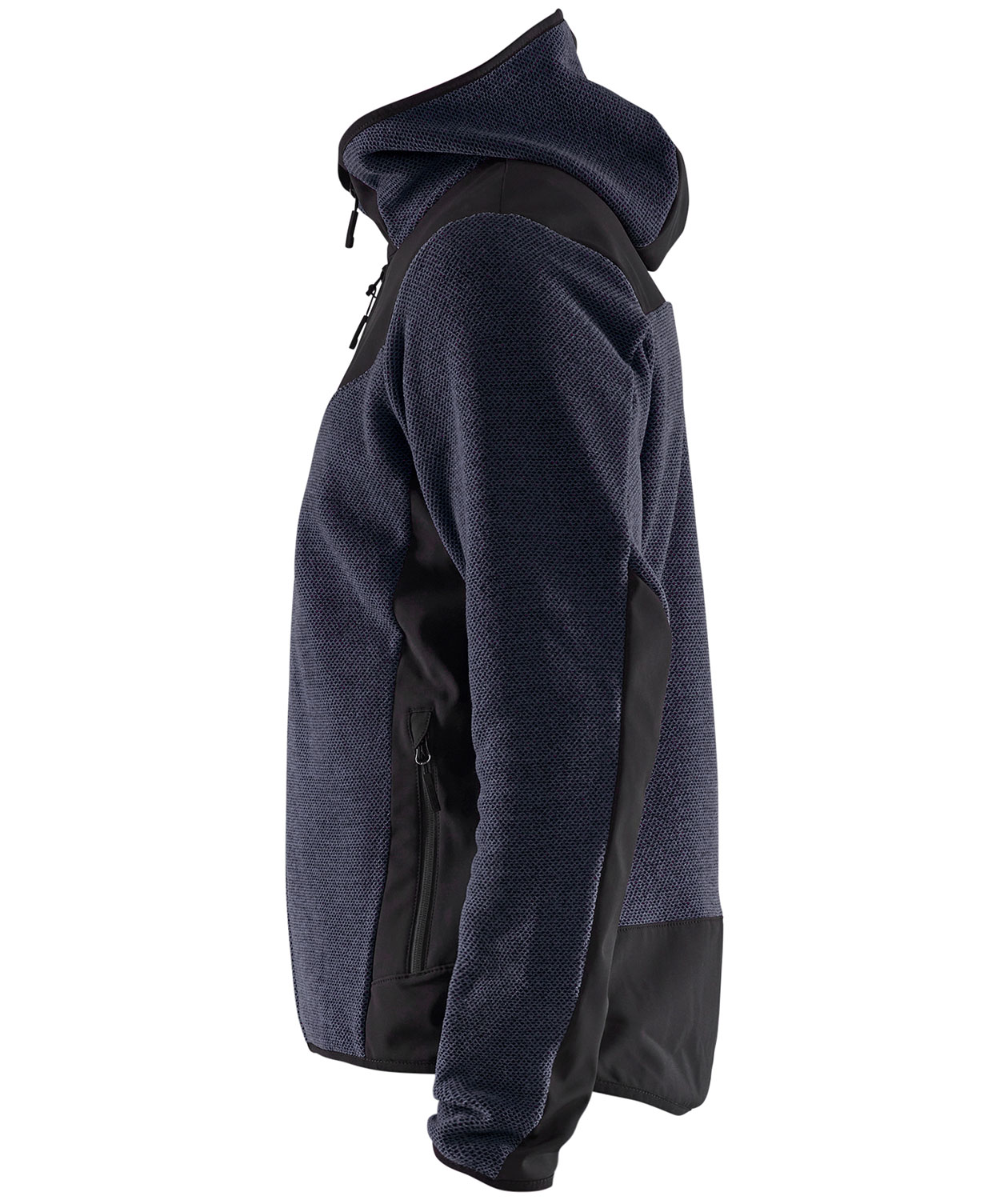 Bl&aring;kl&auml;der stickadjacka, M&ouml;rk Marinbl&aring;/Svart, large image number 3