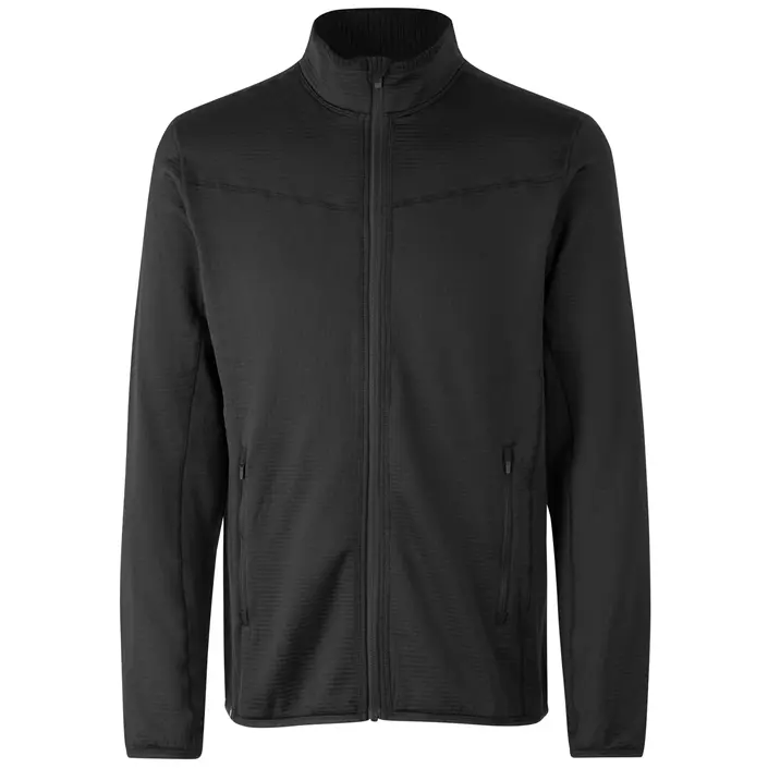 ID Stretch Komfort fleece sweater, Black, large image number 0
