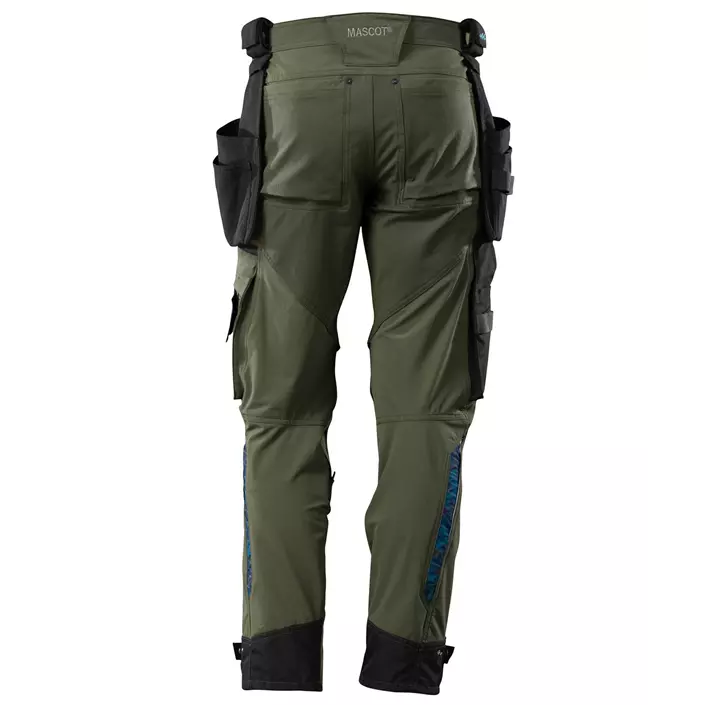 Mascot Advanced craftsman trousers Full stretch, Moss green, large image number 2