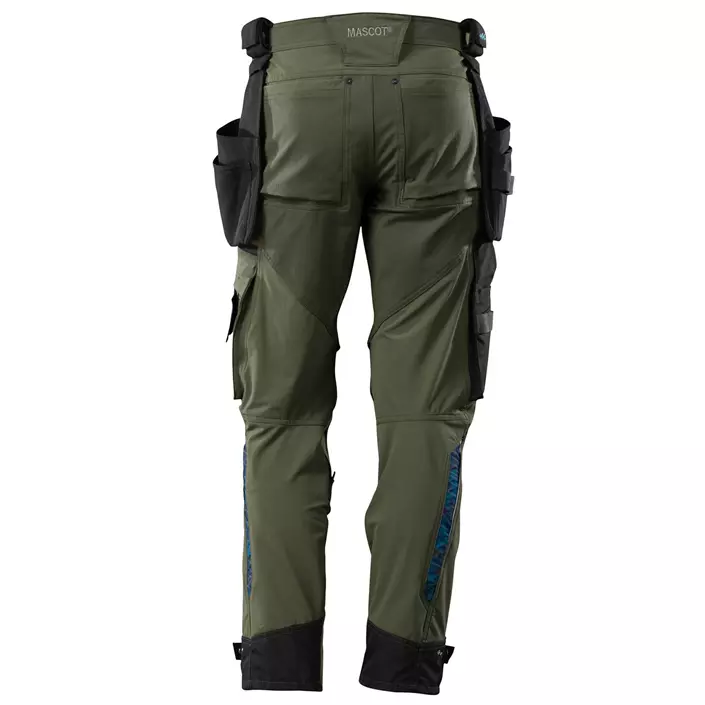 Mascot Advanced craftsman trousers Full stretch, Moss green, large image number 2