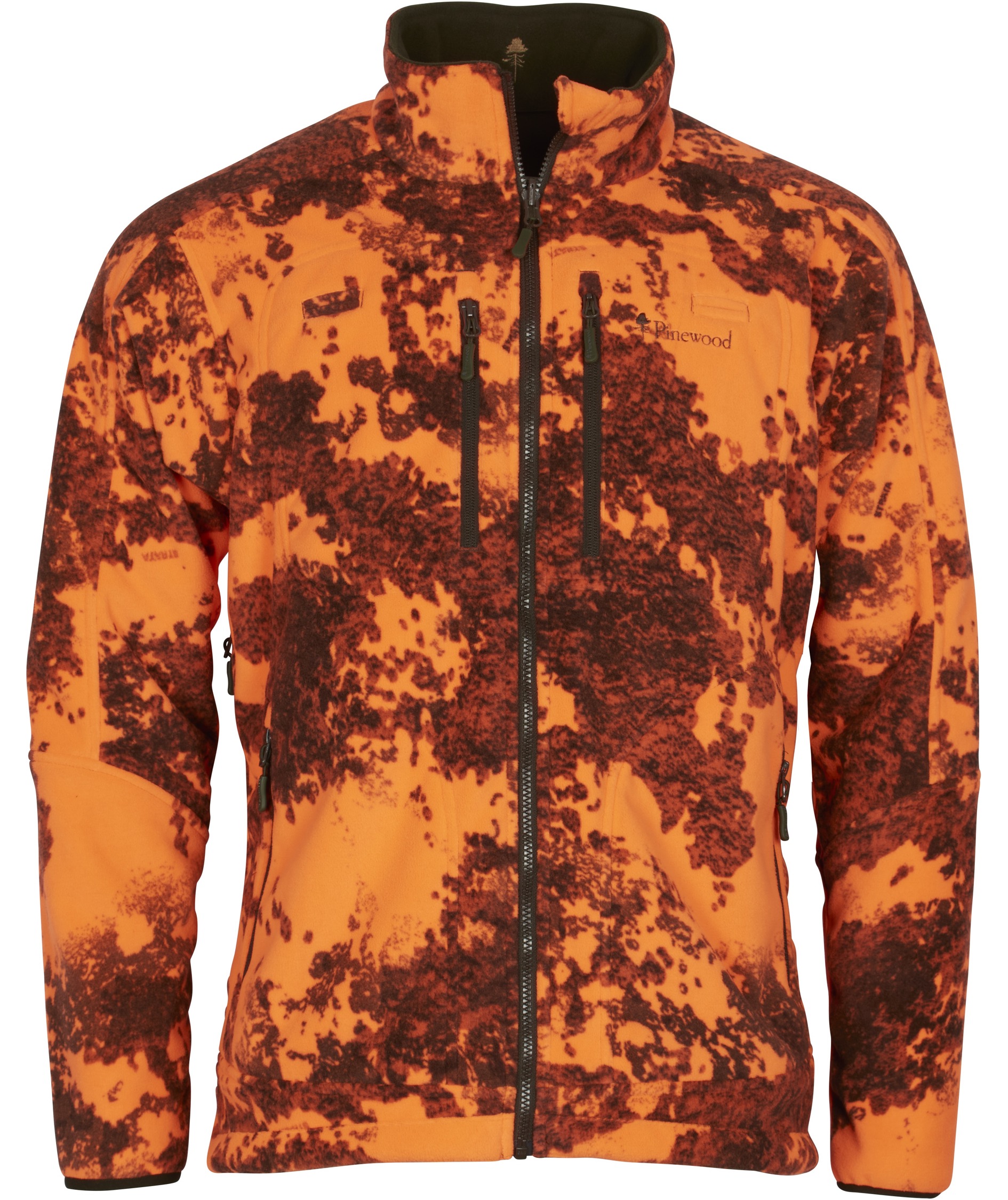 Pinewood&nbsp;Furudal Reversible Camou fleecejakke, Hunting Brown/Strata Blaze, large image number 1