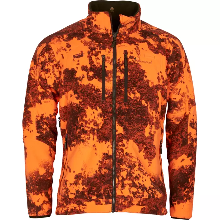 Pinewood Furudal Reversible Camou fleecejakke, Hunting Brown/Strata Blaze, large image number 1