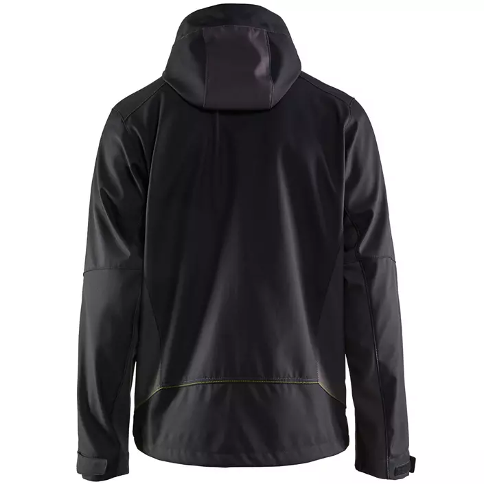 Blåkläder Unite softshell jacket, Black/Hi-Vis Yellow, large image number 1