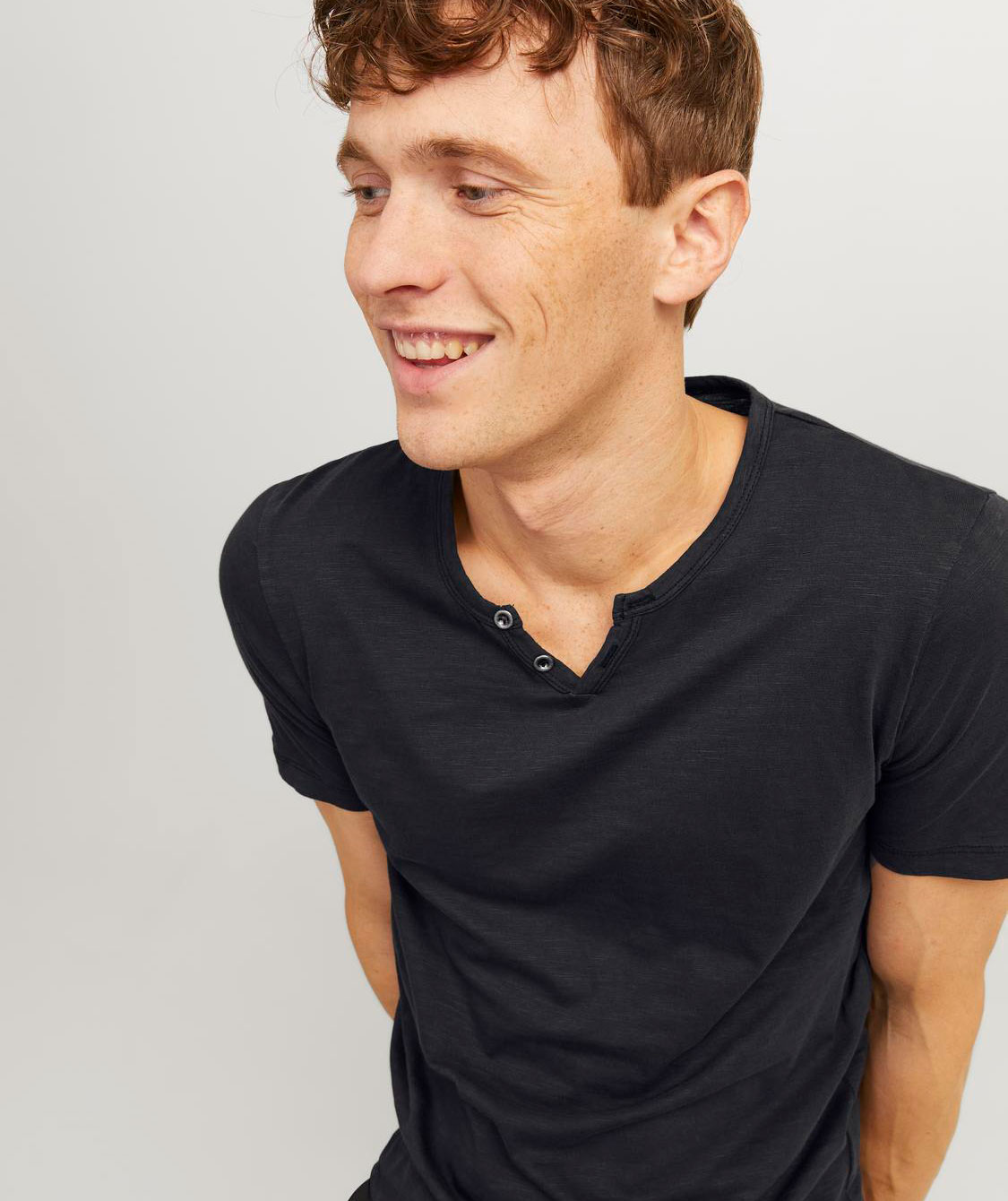 Jack & Jones JJESPLIT T-shirt, Black, large image number 5