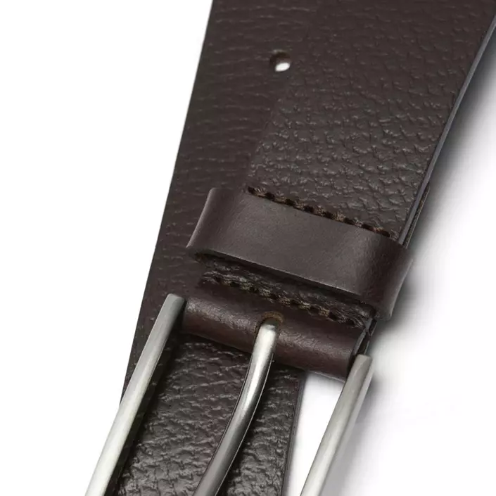 Jack & Jones JACSTOCKHOLM læderbælte, Black coffee, large image number 3