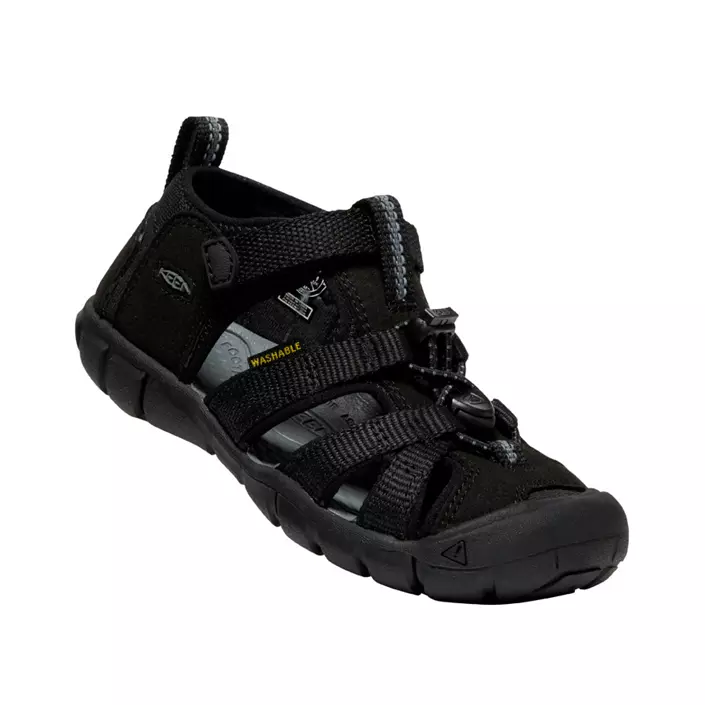 Keen Seacamp II CNX C sandals for kids, Black/Grey, large image number 0