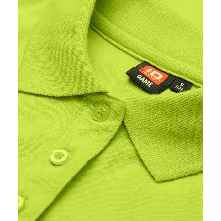 ID Damen Poloshirt mit Stretch, Lime Grün, large image number 3