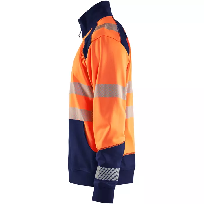 Blåkläder cardigan, Varsel Orange/Marinblå, large image number 3