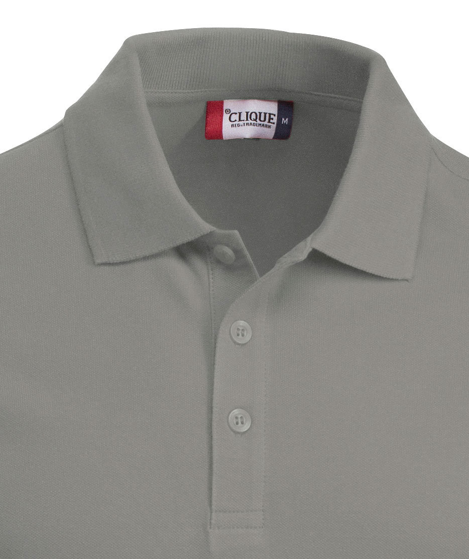 Clique Classic Lincoln polo shirt, Silver Grey, large image number 1