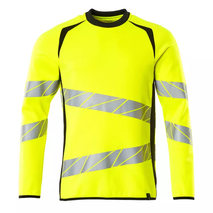 Mascot Accelerate Safe sweatshirt, Hi-vis Yellow/Black, large image number 0