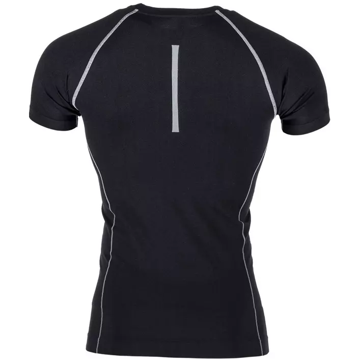 Kramp Technical seamless short-sleeved thermal undershirt, Black, large image number 2