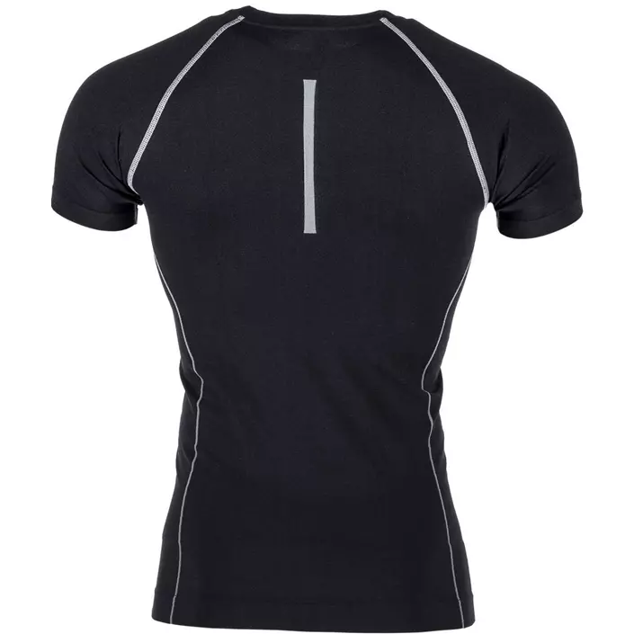Kramp Technical seamless short-sleeved thermal undershirt, Black, large image number 2