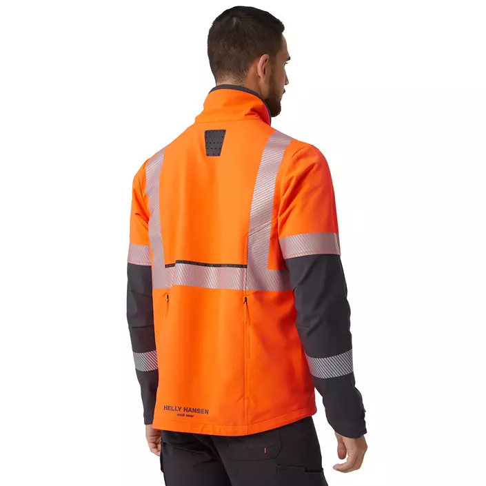 Helly Hansen ICU BRZ work jacket, Hi-vis Orange/Ebony, large image number 2