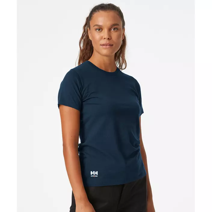 Helly Hansen Classic Dame T-shirt, Navy, large image number 1