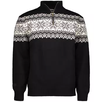 Cold Drammen knitted pullover, Black