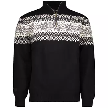 Cold Drammen knitted pullover, Black