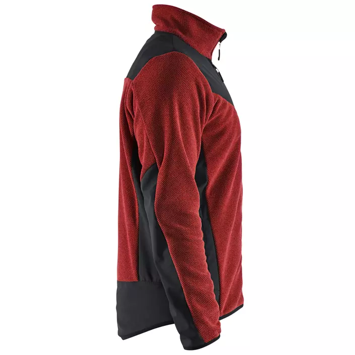 Blåkläder knitted jacket with softshell, Burnt Red/Black, large image number 2