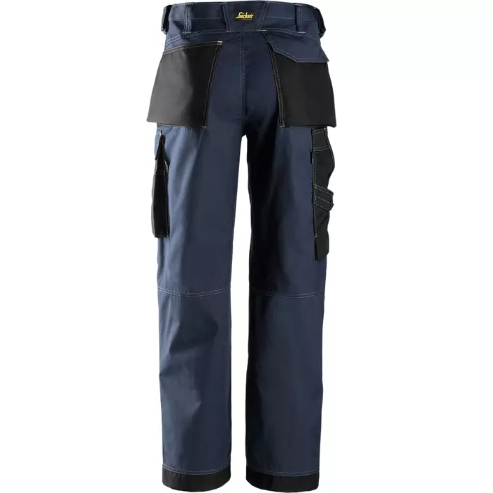 Snickers work trousers 3313, Marine Blue/Black, large image number 1