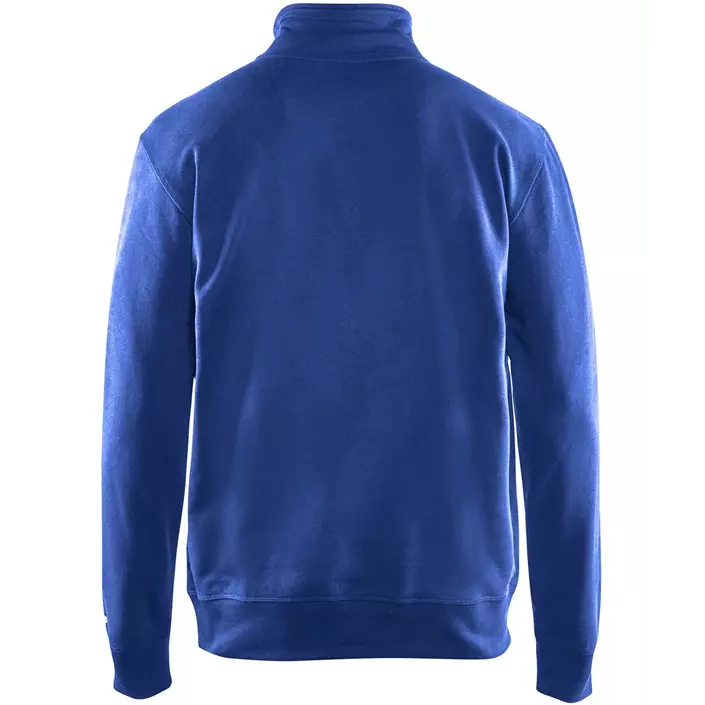 Blåkläder sweatshirt med kort lynlås, Koboltblå, large image number 1