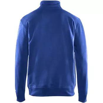 Blåkläder sweatshirt med kort lynlås, Koboltblå