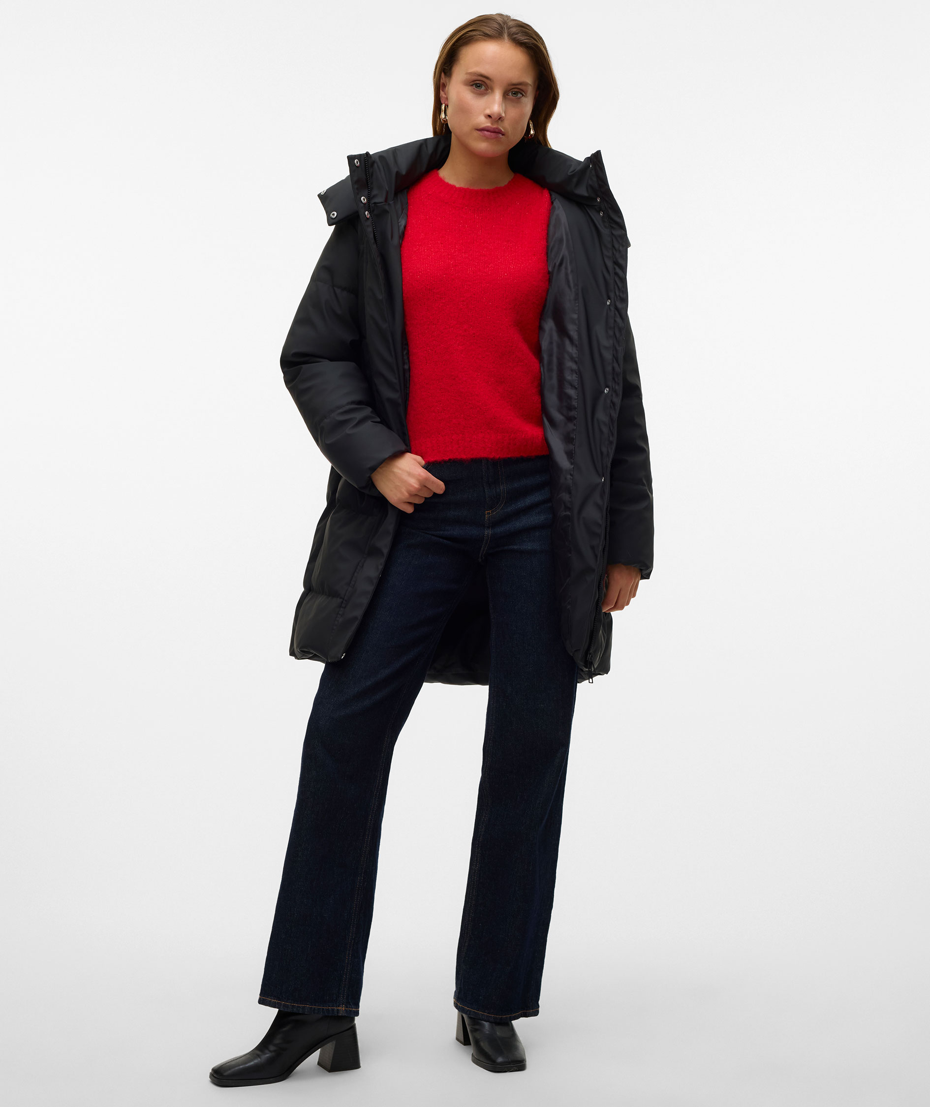 Vero Moda VMGRETAKYLIE coated quilted jacket, Black, large image number 5