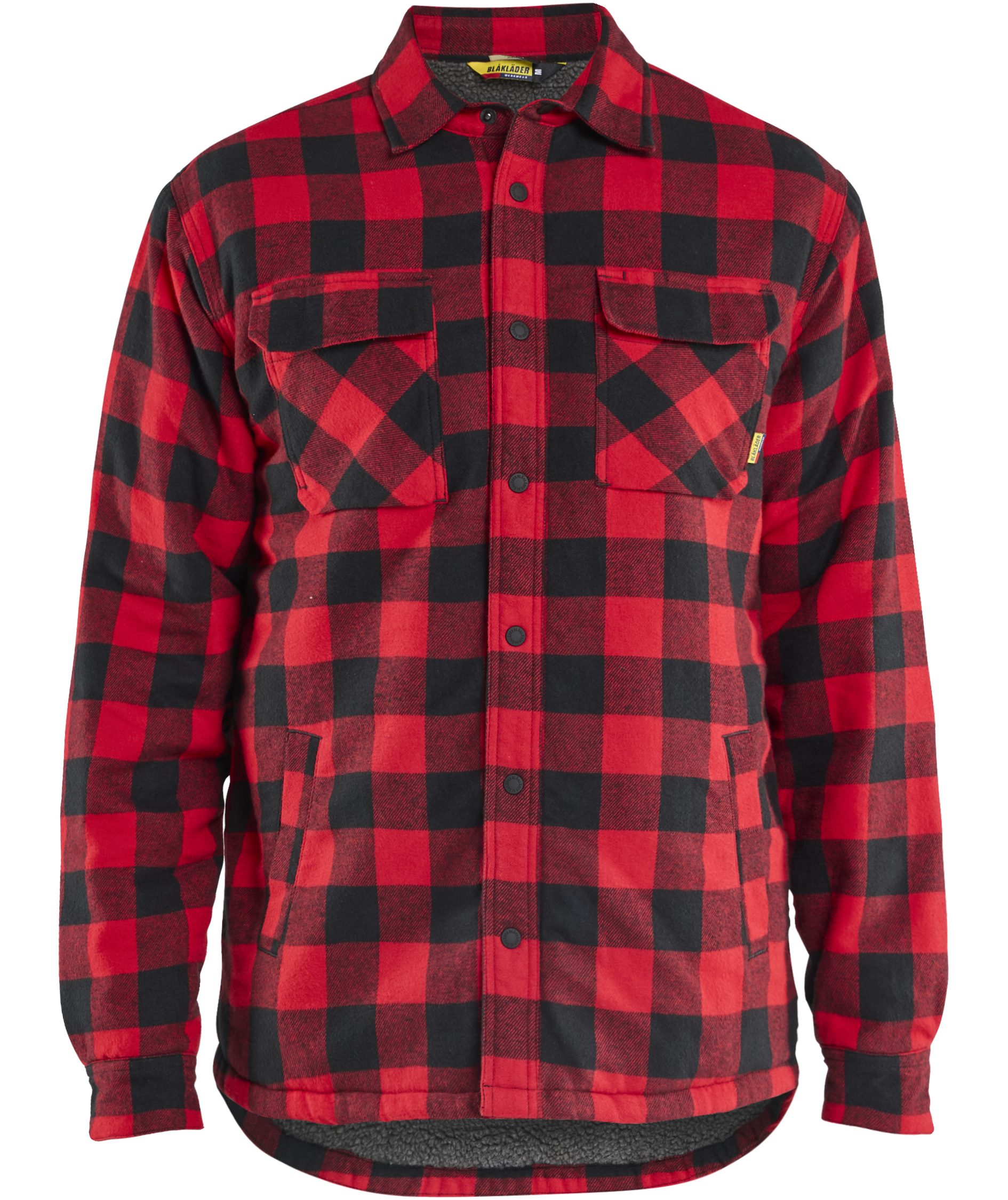 Bl&aring;kl&auml;der flanell skjortjacka