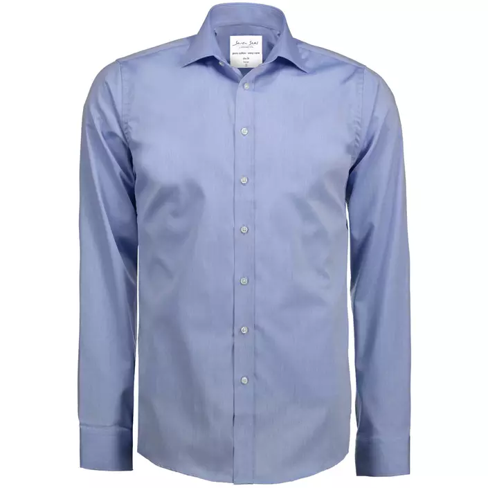 Seven Seas Fine Twill Slim fit shirt, Light Blue, large image number 0
