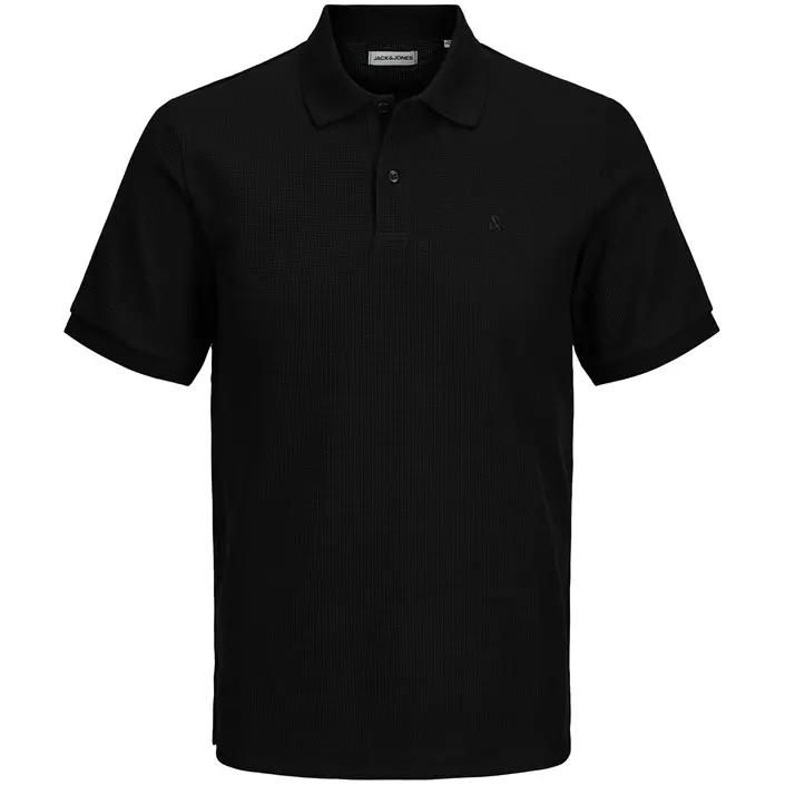 Jack & Jones Plus JJEAUSTIN Polo T-shirt, Black, large image number 0